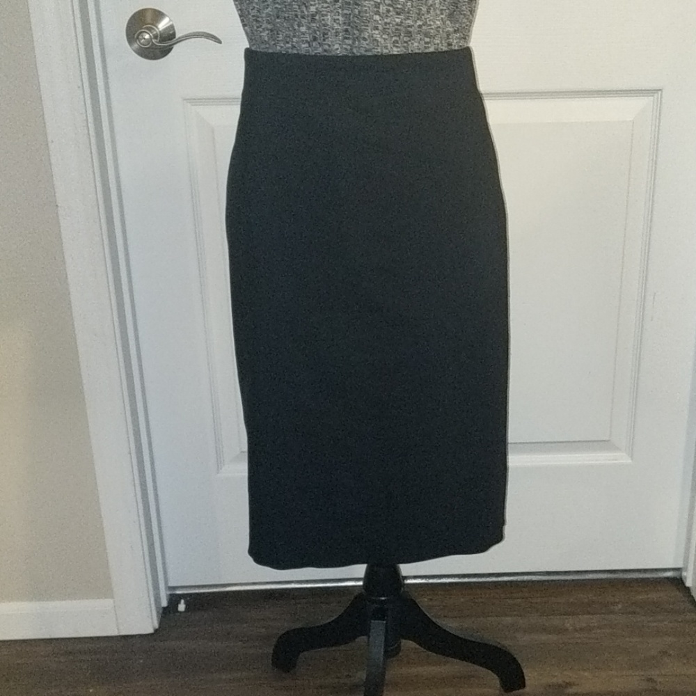 Lane Bryant Classic Black Pencil Skirt